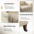 HULALA HOME Samouel Contemporary Floral Wingback Armchair