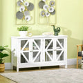 HOMCOM Kitchen Sideboard Buffet Cabinet with Adjustable Shelves for Versatile Storage
