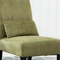 Porch & Den Vista Armless Chenille Accent Chair with Kidney Pillow
