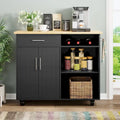 Futzca Kitchen Island Cart with Storage Cabinet and Drawers - Not Applicable