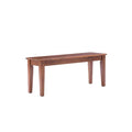 Solid Wood Dining Bench in Shaker Style