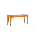 Solid Wood Dining Bench in Shaker Style
