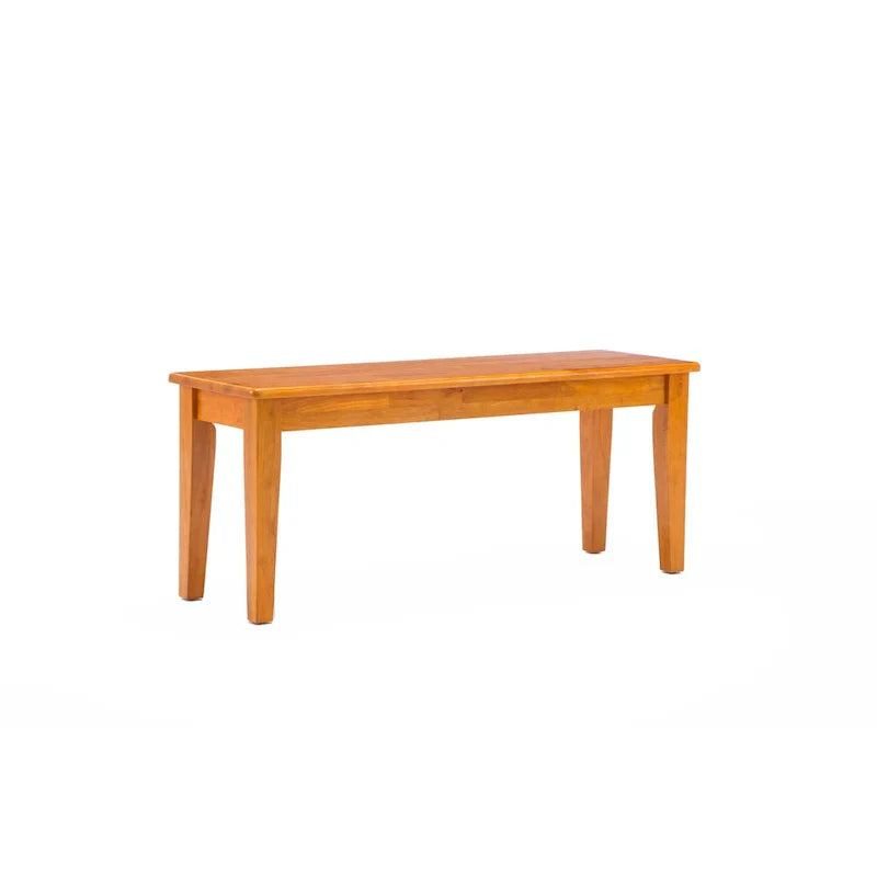 Solid Wood Dining Bench in Shaker Style