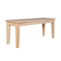 Solid Wood Dining Bench in Shaker Style