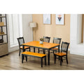 Solid Wood Dining Bench in Shaker Style