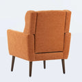 Cozy Mid-Century Reading Chair Upholstered in Chenille Fabric