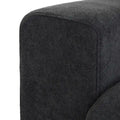 Sectional Couch with L-Shaped Design and Linen Upholstery, Featuring Multiple Cushions