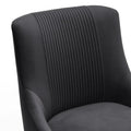 SEYNAR Set of 6 Modern Glam Boucle Velvet Dining or Vanity Chairs with Rear Handle