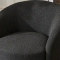 Set of 2 KINWELL 34-Inch Wide Upholstered Swivel Barrel Chairs