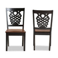 Gervais Modern Transitional 2-Piece Dining Chair Set