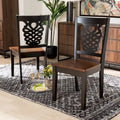 Gervais Modern Transitional 2-Piece Dining Chair Set