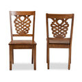 Gervais Modern Transitional 2-Piece Dining Chair Set
