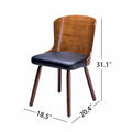 Set of 2 Mid-Century Modern Dining Chairs by Corvus Calvados