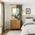Jasper Contemporary Sideboard - Kitchen Storage Cabinet with Elegant Fluted Doors