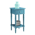 Khloe French Country Accent Table with Shelf and Drawer by Convenience Concepts