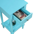 Khloe French Country Accent Table with Shelf and Drawer by Convenience Concepts