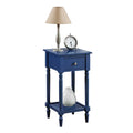 Khloe French Country Accent Table with Shelf and Drawer by Convenience Concepts