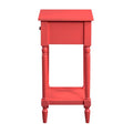 Khloe French Country Accent Table with Shelf and Drawer by Convenience Concepts