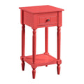 Khloe French Country Accent Table with Shelf and Drawer by Convenience Concepts