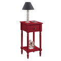 Khloe French Country Accent Table with Shelf and Drawer by Convenience Concepts
