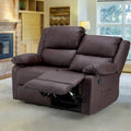 AECOJOY Dual Reclining Loveseat with Heat and Massage Features