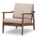 Baxton Studio Mid-Century Modern Lounge Chair
