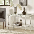 iNSPIRE Q Bold Camille Mirrored Console Table TV Stand with Drawer