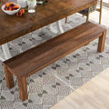 Anaisha Rustic Solid Mango Wood Dining Bench - Furniture of America