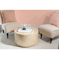 Capiz-Inspired Mosaic Coffee Table