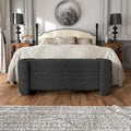 Denhour Contemporary Boucle Storage Bench - DH BASIC Pressice for Bedroom and Entryway