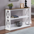 Coventry Console Table with Shelves by Convenience Concepts