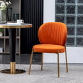 Roundhill Furniture Amoa Modern Velvet Upholstered Dining Chair