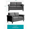 Mixoy Contemporary Loveseat Sofa