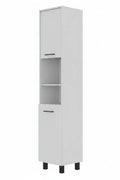 Elegant Tall Black Pantry Cabinet