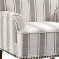 Contemporary Striped Armchairs