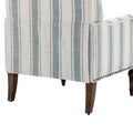 Contemporary Striped Armchairs