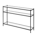 Royal Crest 3-Tier Glass Console Table by Convenience Concepts