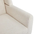 HUIMO Fabric Accent Chair and Ottoman Set - Available in Grey, Beige, Blue, and Dark Teal