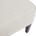HUIMO Fabric Accent Chair and Ottoman Set - Available in Grey, Beige, Blue, and Dark Teal