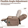 Power Lift Recliner Chair for Seniors - Lay Flat Design with Massage and Heat Features
