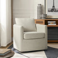 Erkenbald Contemporary 360-Degree Swivel Chair with Removable Slipcover by HULALA HOME