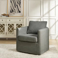 Erkenbald Contemporary 360-Degree Swivel Chair with Removable Slipcover by HULALA HOME