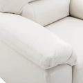 Modern Fort Faux Leather Accent Chairs for Living Room Upholstery