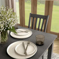 Denhour DH Basic Traditional Solid Wood 5-Piece Dining Set