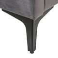 Lifestorey Modern Queen Platform Bed with Stark Velvet Upholstery