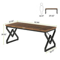 Executive Desk – Large Modern Office Workstation with Thick Wood Top