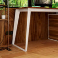 Modern L-Shaped Desk with Storage Cabinet & Drawers