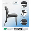 Boss Office Products Antimicrobial Guest Chair for Big and Tall Individuals