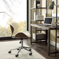 Corvus Madonna Adjustable Curved Office Chair in Mid-Century Modern Style