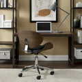 Corvus Madonna Adjustable Curved Office Chair in Mid-Century Modern Style